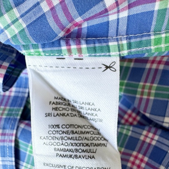 Polo Ralph Lauren Plaid Button Down Shirt | LARGE - Picture 11 of 13